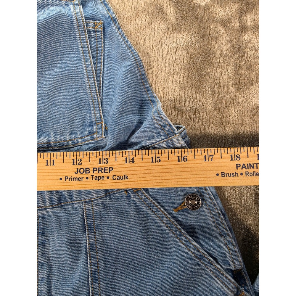 Unionbay Vintage Y2K Denim Overalls Womens Medium Light Wash Carpenter JB61605 - Picture 3 of 12